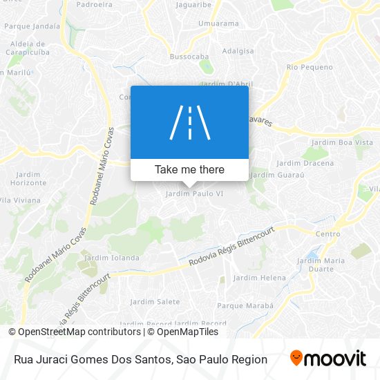 Rua Juraci Gomes Dos Santos map