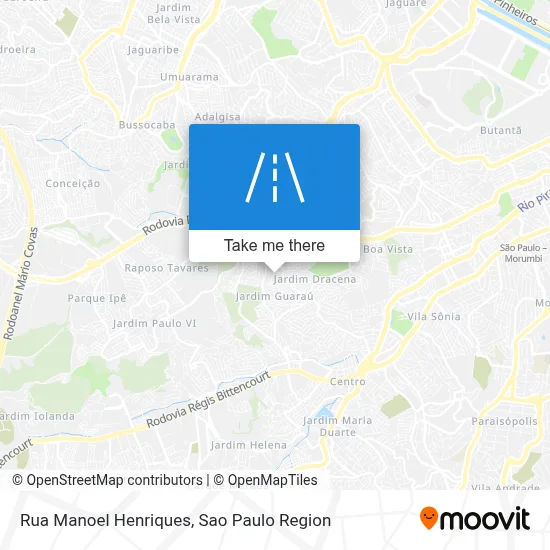 Rua Manoel Henriques map