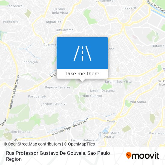 Rua Professor Gustavo De Gouveia map