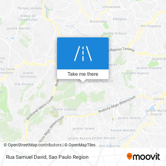 Rua Samuel David map