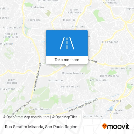 Rua Serafim Miranda map