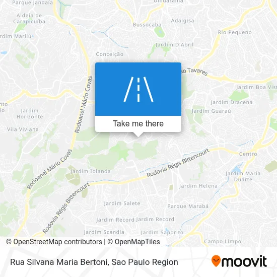 Rua Silvana Maria Bertoni map