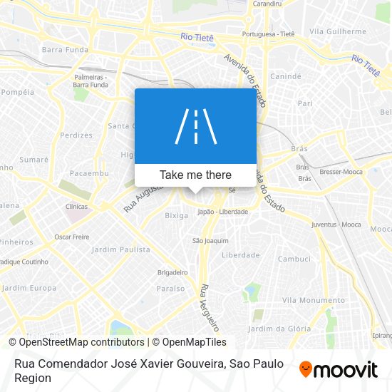 Rua Comendador José Xavier Gouveira map