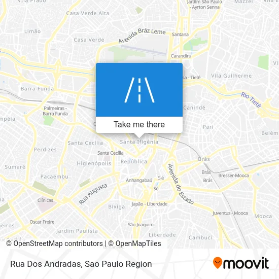 Rua Dos Andradas map