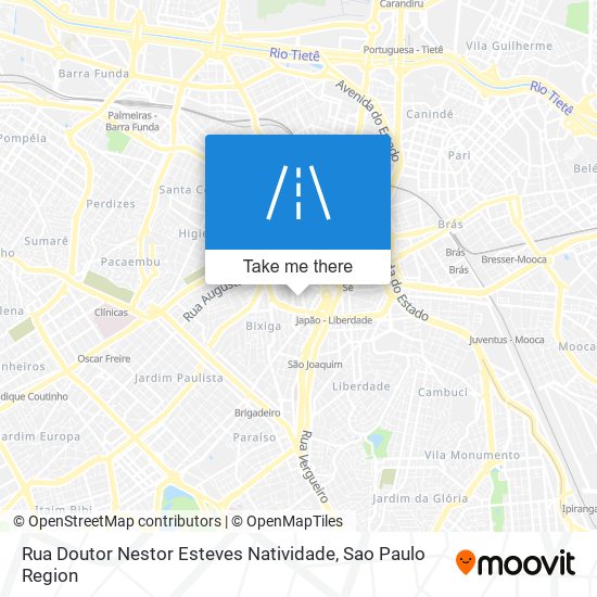 Mapa Rua Doutor Nestor Esteves Natividade