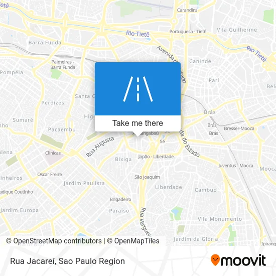 Rua Jacareí map
