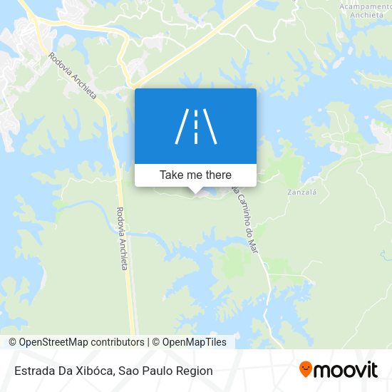 Estrada Da Xibóca map