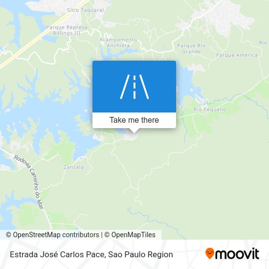 Estrada José Carlos Pace map