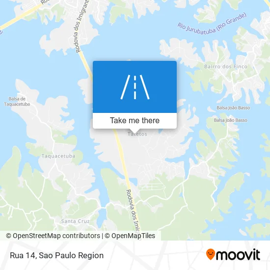 Rua 14 map