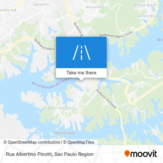 Rua Albertino Pinotti map