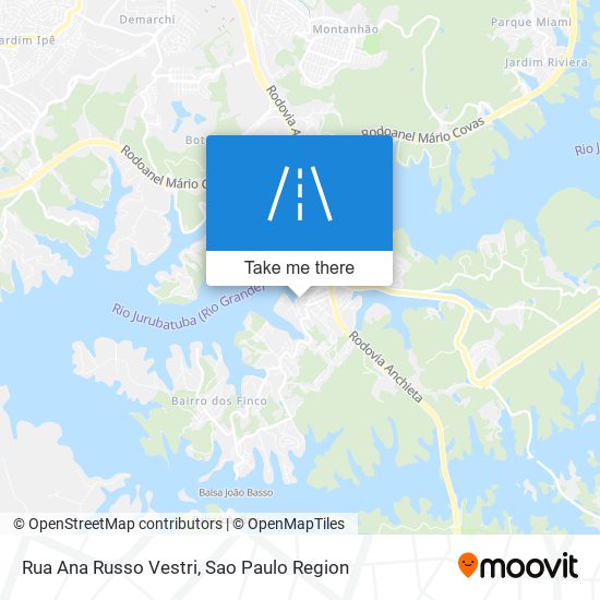 Rua Ana Russo Vestri map