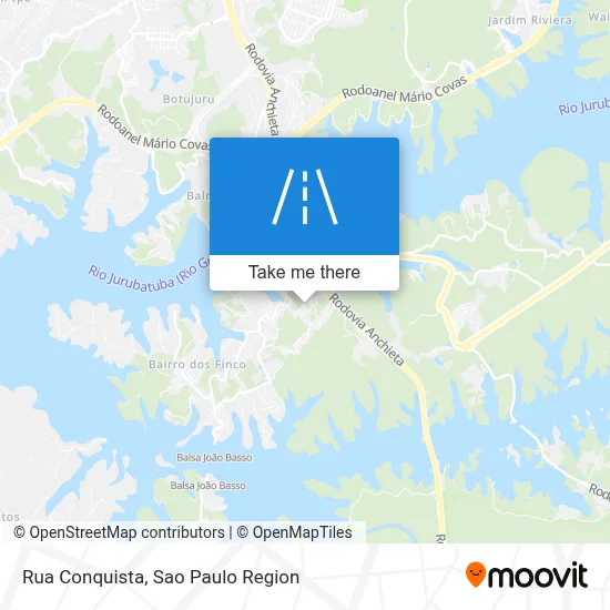 Rua Conquista map
