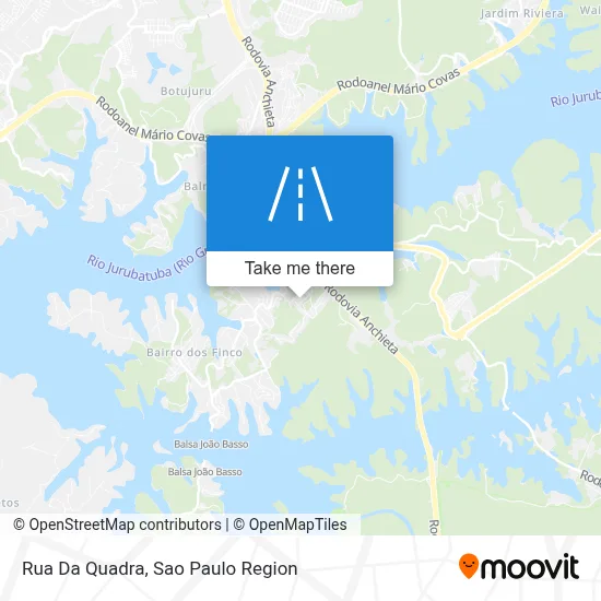Rua Da Quadra map