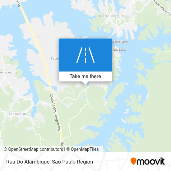 Rua Do Alambique map