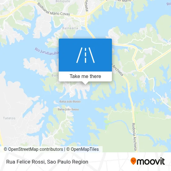 Rua Felice Rossi map