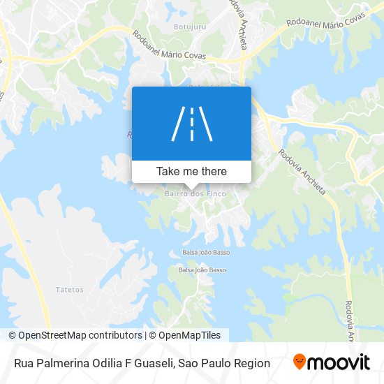 Rua Palmerina Odilia F Guaseli map
