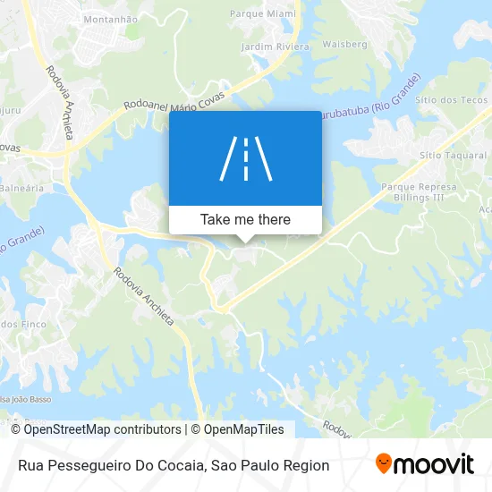 Rua Pessegueiro Do Cocaia map