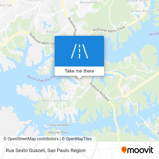 Rua Sexto Guazeli map
