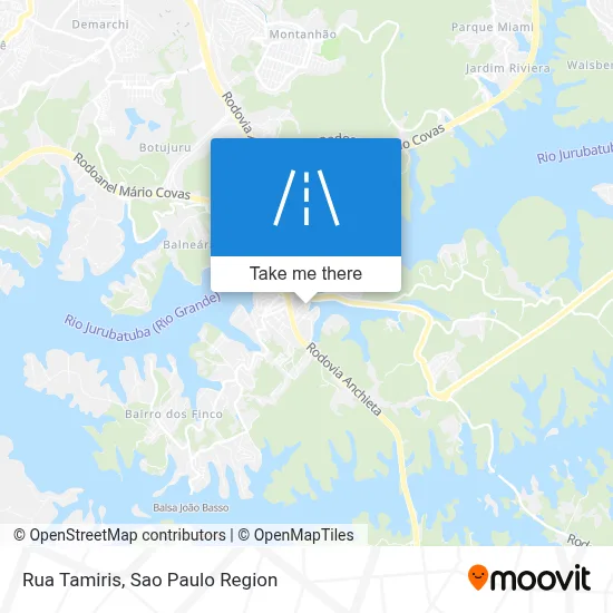 Rua Tamiris map