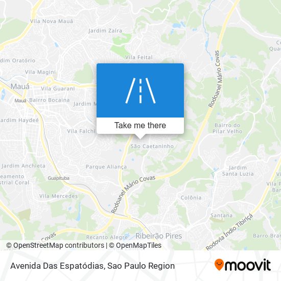 Avenida Das Espatódias map