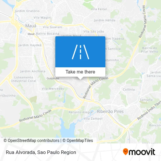 Rua Alvorada map