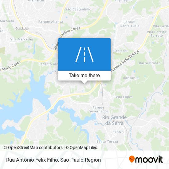 Mapa Rua Antônio Felix Filho