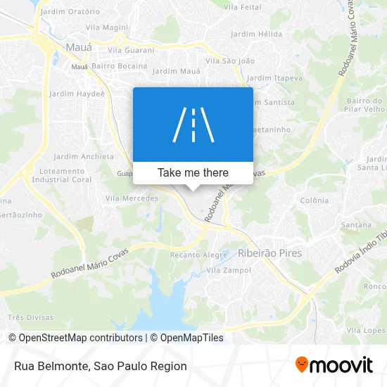 Rua Belmonte map