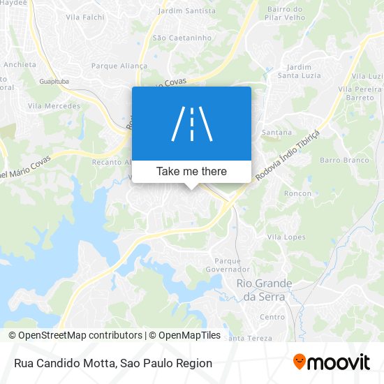 Mapa Rua Candido Motta