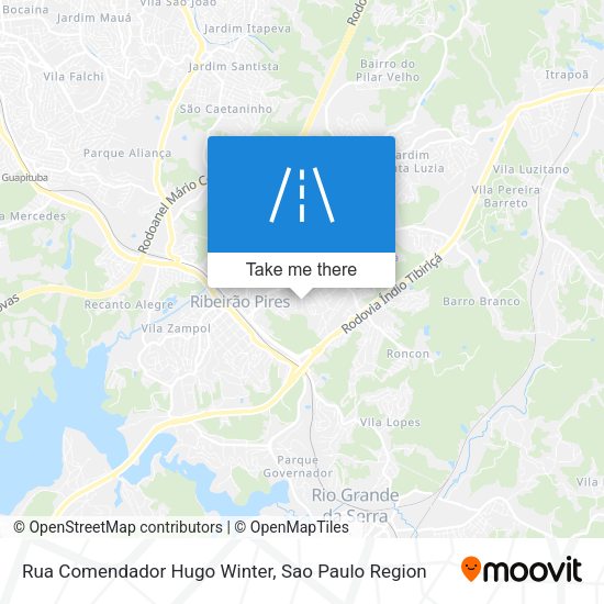 Rua Comendador Hugo Winter map