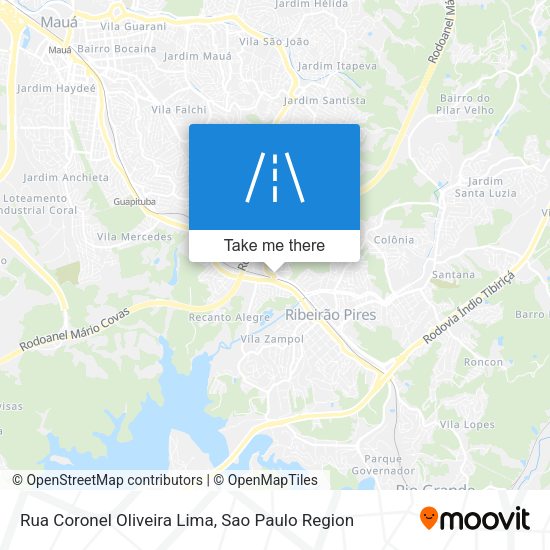 Rua Coronel Oliveira Lima map
