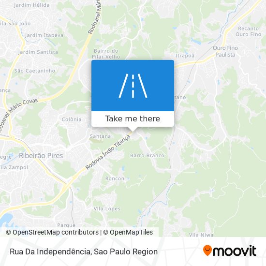 Mapa Rua Da Independência