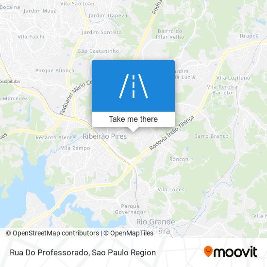 Rua Do Professorado map