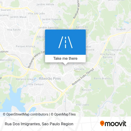 Rua Dos Imigrantes map