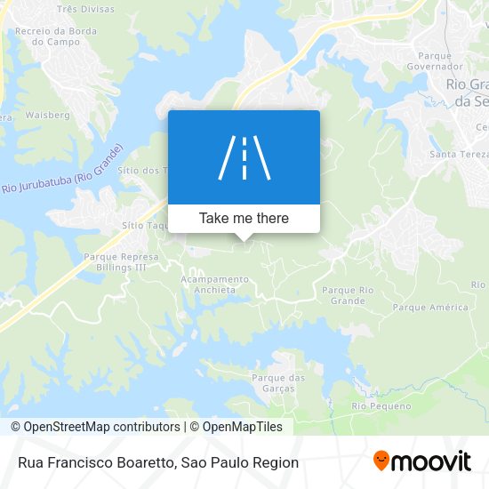 Rua Francisco Boaretto map