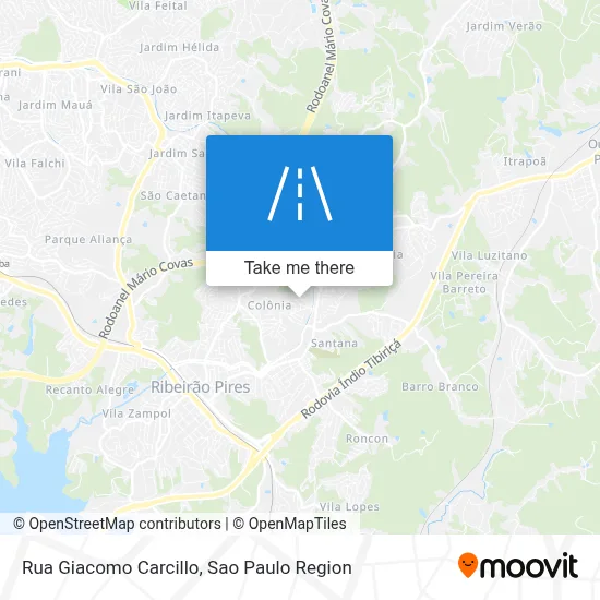 Rua Giacomo Carcillo map