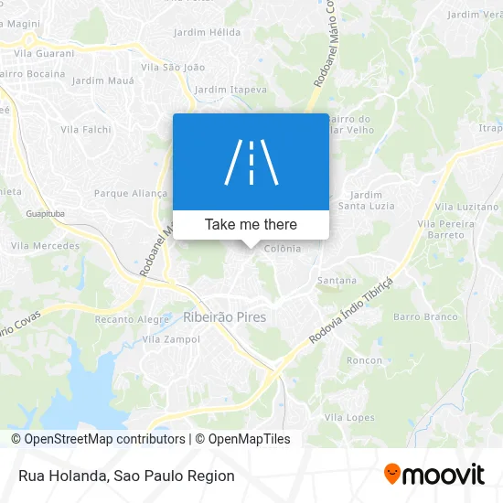 Rua Holanda map