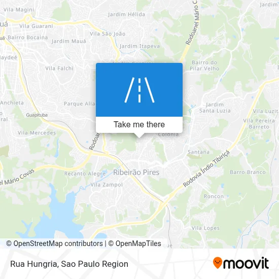 Rua Hungria map