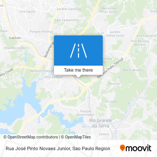 Rua José Pinto Novaes Junior map