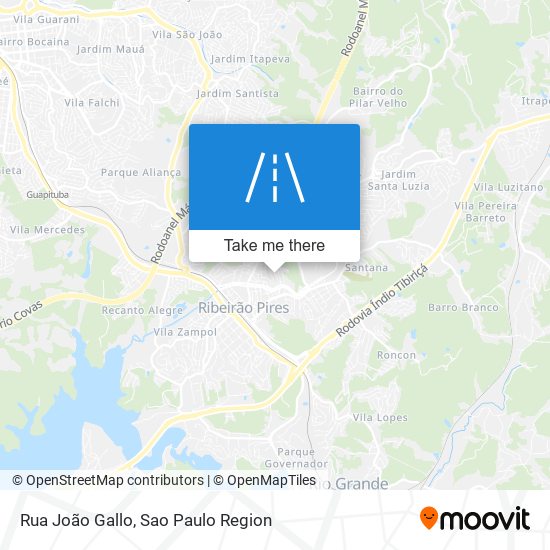 Rua João Gallo map