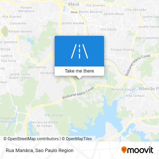 Rua Manáca map