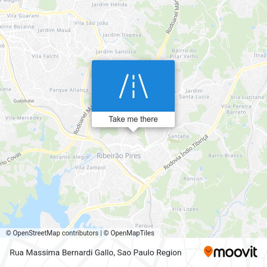 Rua Massima Bernardi Gallo map