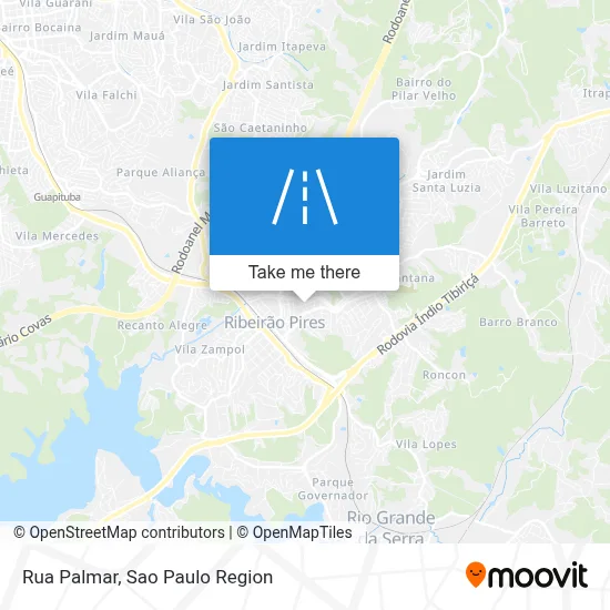 Rua Palmar map