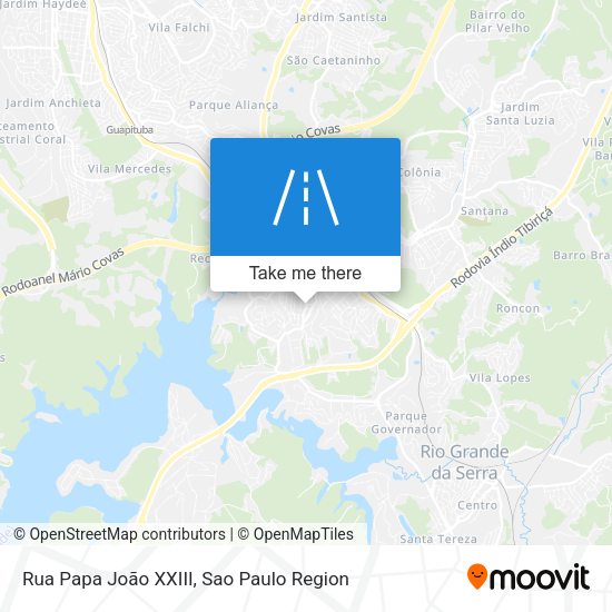Rua Papa João XXIII map
