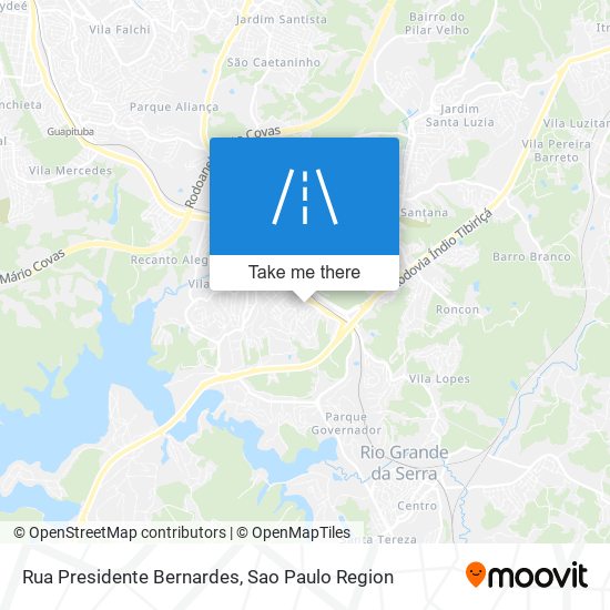 Rua Presidente Bernardes map