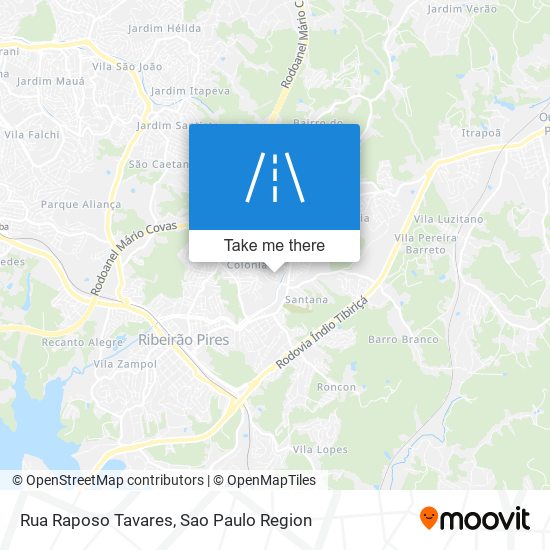 Rua Raposo Tavares map