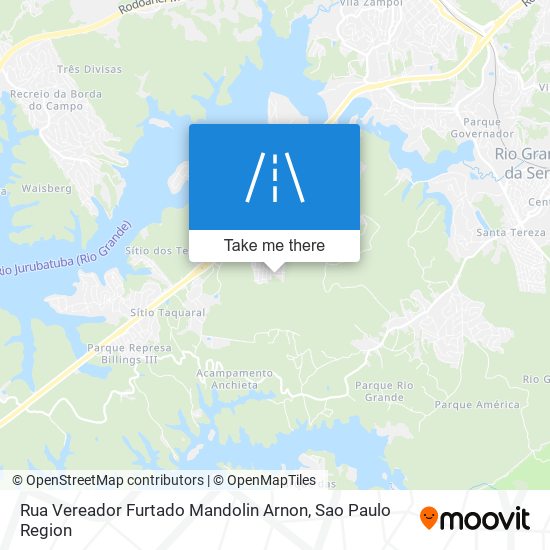 Rua Vereador Furtado Mandolin Arnon map