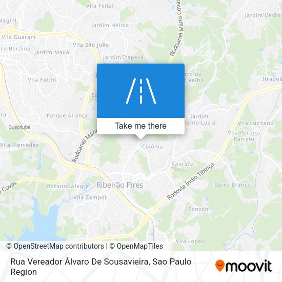 Rua Vereador Álvaro De Sousavieira map