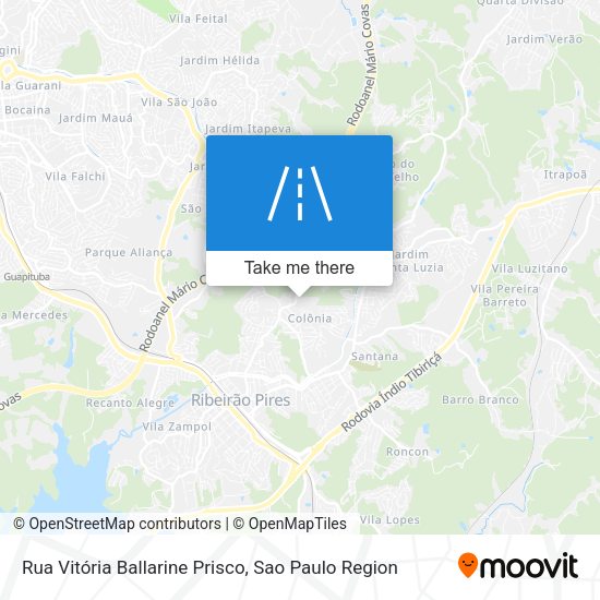 Rua Vitória Ballarine Prisco map
