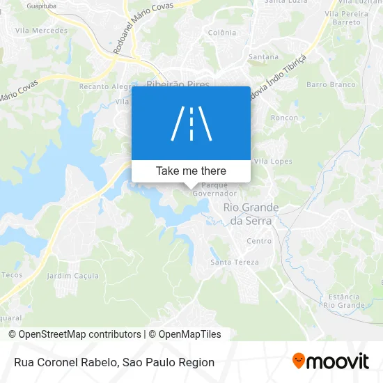 Rua Coronel Rabelo map