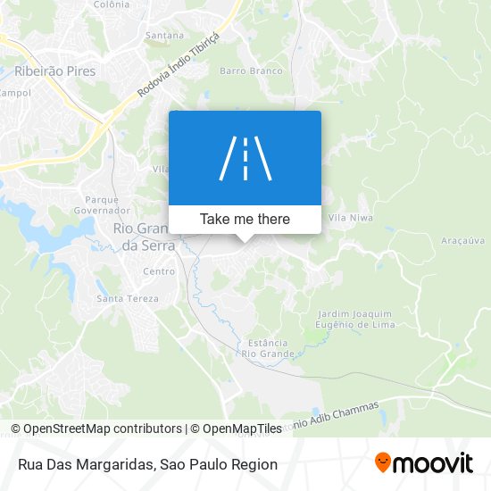 Mapa Rua Das Margaridas